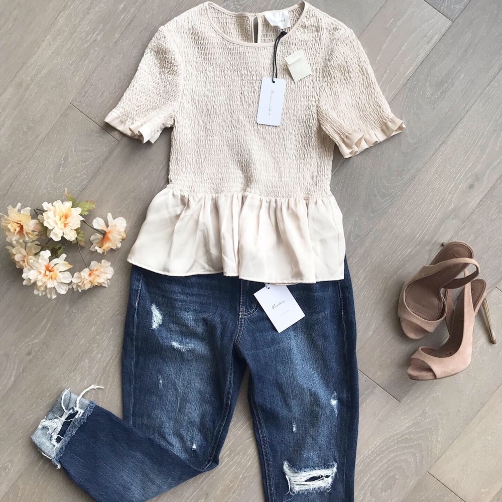 Ready for Brunch Distressed Boyfriend Slim Fit Jeans - Picture 5 of 5